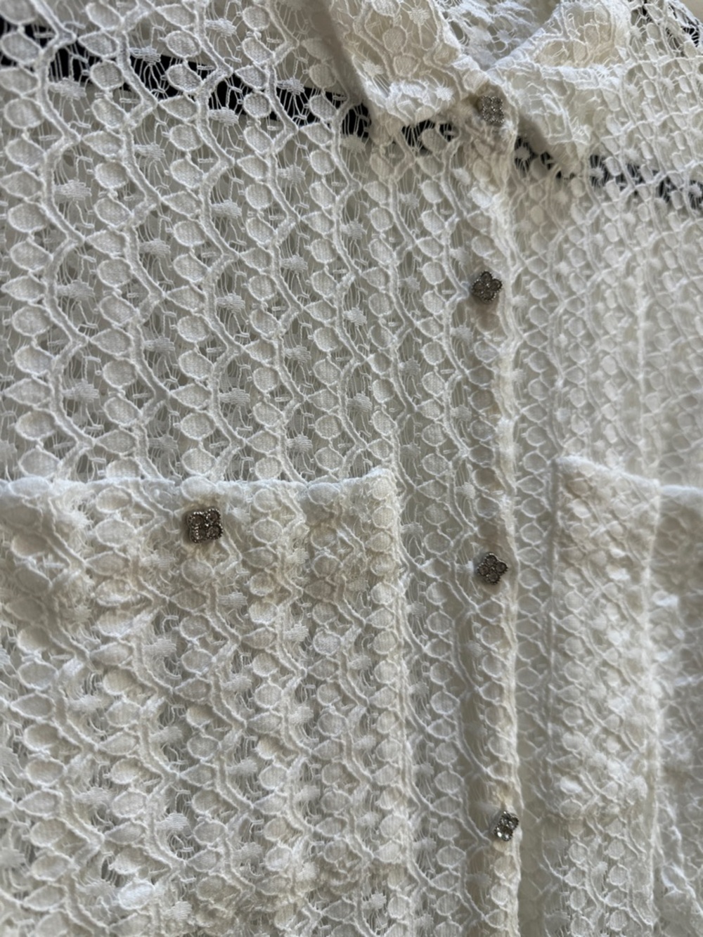 The Kooples Lace Button Down - Picture 3 of 7